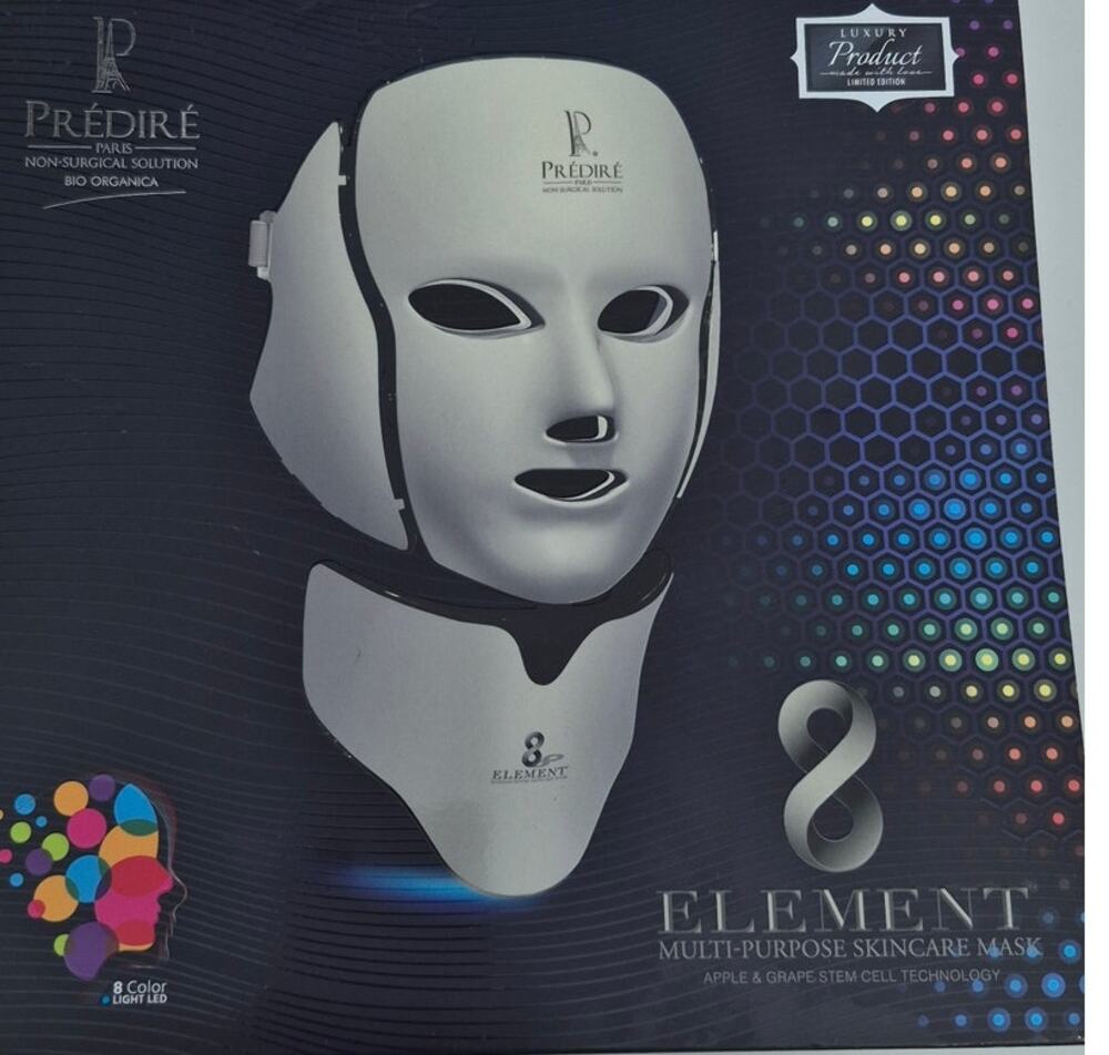=Prédiré Paris 8‑Element LED Face & Neck Mask – Luxury Red Light Therapy